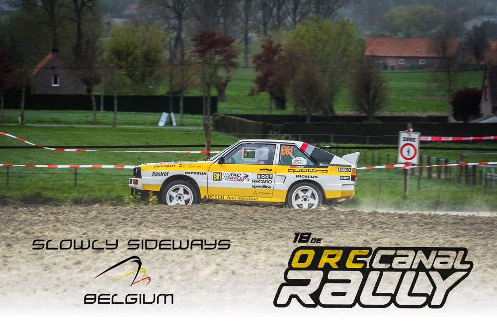 ORC Slowly Sideways Belgium maakt zich op voor de 2e DEMO ORC Canal Rally.